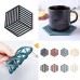 8PCS Silicone Heat Insulation Anti-Slip Heat Resistant Cup Bowl Mat (Random Colour)